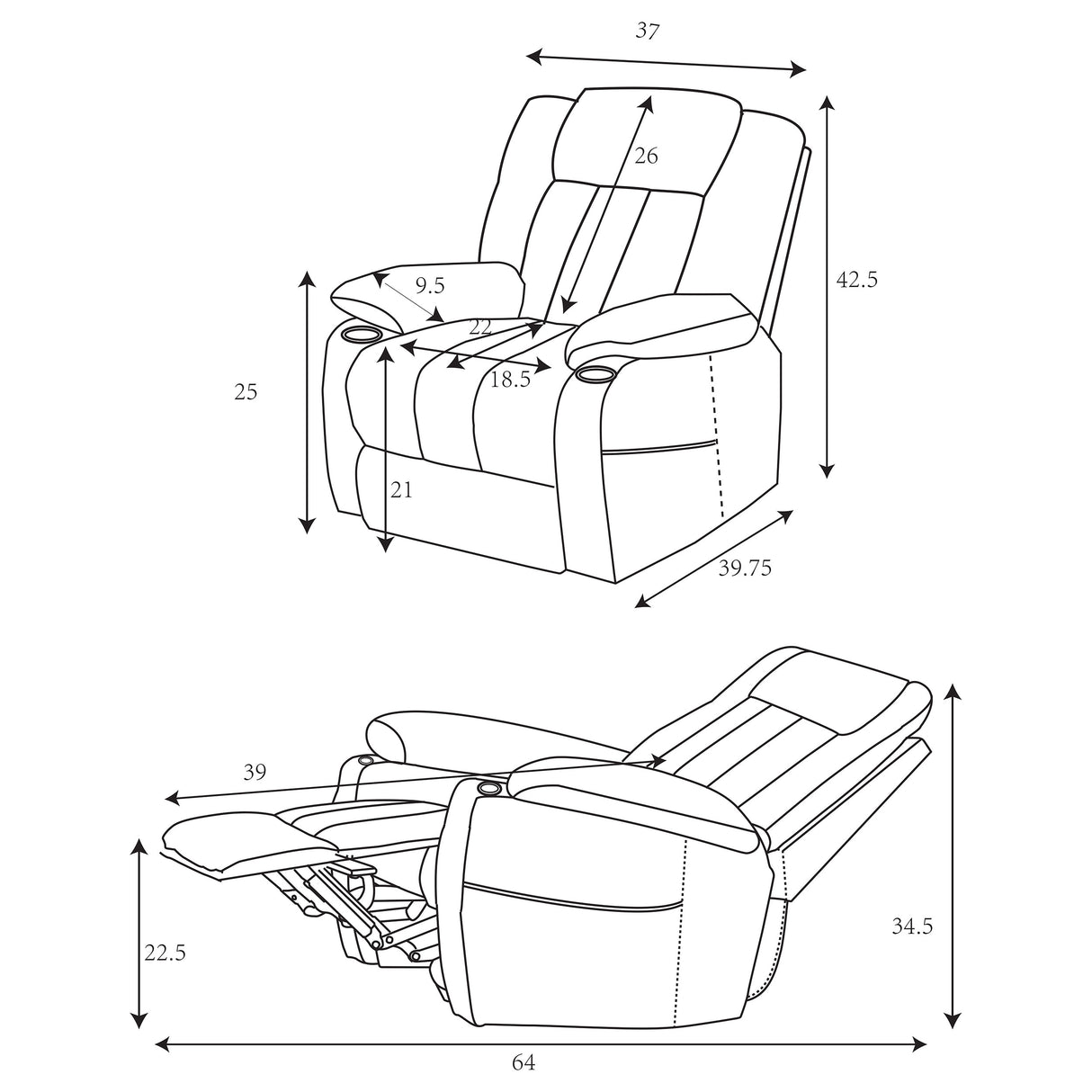 Houston Power Lift Recliner