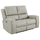 Brickston Triple Power Reclining Loveseat