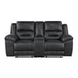 Hazen-Double Reclining Love Seat with Center Console image