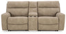 Next-Gen DuraPella Power Reclining Sectional Loveseat with Console