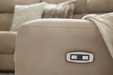 Next-Gen DuraPella Power Reclining Sectional Loveseat with Console