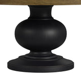Heritage & Home Dining Table in Oak Brown and Black