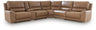 DeepWakes Reclining Sectional with Storage Console