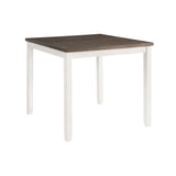 Martin 5pc Counter Set (Dark Brown Top - White Base)