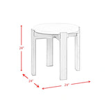 Rosamel 2PC Occasional Table Set-Coffee Table & End Table