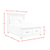 Slater Queen Platform Storage Bed