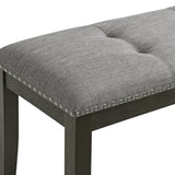 Everdeen Dining Set in Charcoal-Table & Four Chairs
