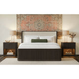 Sylvie UPH Bedroom Set with 2 Nightstands
