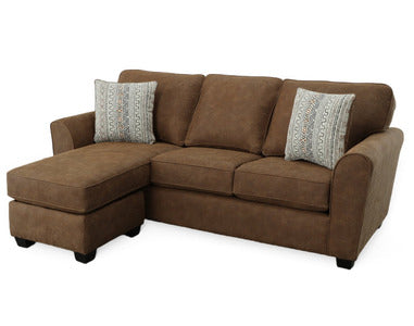 64397 Sofa Chaise w/ Storage - Lux Pewter