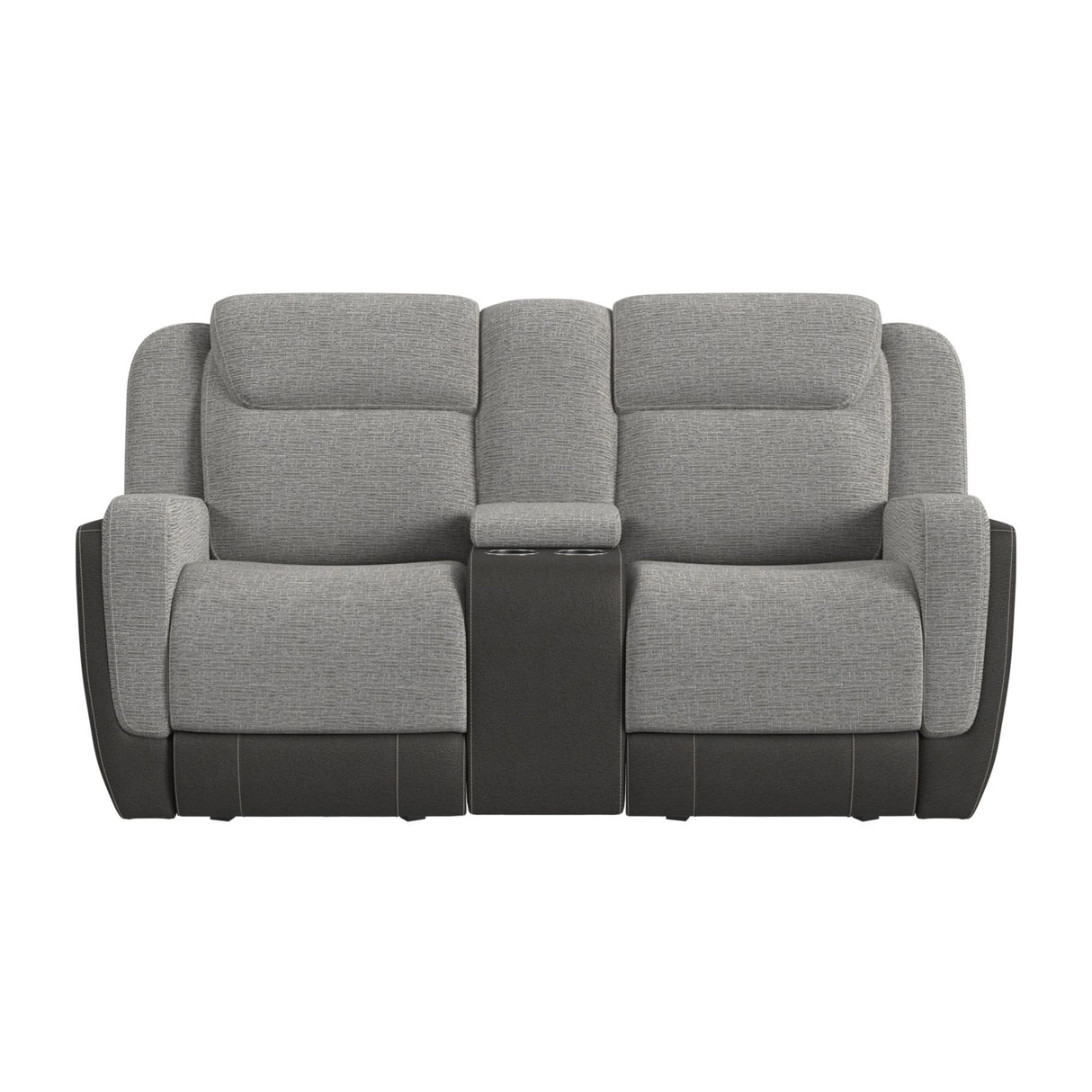 Hornet Motion Glider Loveseat with Console