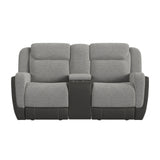 Hornet Motion Glider Loveseat with Console