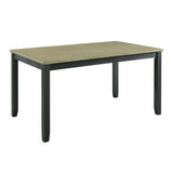 Martin 6 PC Dining Set (Black Base)