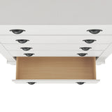 Kona Bedroom Set with 2 Nightstands in White