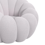 Bubble Swivel Chair and Ottoman
