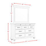 Slater 9-Drawer Dressser with Mirror