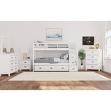 Hampton Kids Over Bunk with Staircase and Trundle