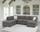 14665G Sofa Chaise Qn. Sleeper Gel