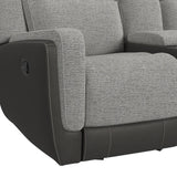 Hornet Motion Glider Loveseat with Console