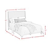 Westland UPH Bed with Grey Fabric