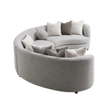 Sectional Sofa w/9 Pillows