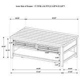Concord Mobile Coffee Table