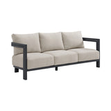 Playa Sofa - Dark Grey and Olefin Beige with 2 Pillows