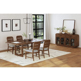 Glinda Dining Set in Brown