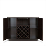 Server w/Wine Rack & Cup Holder
