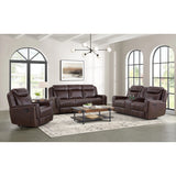 Panther Living Room Set in Neono Brown