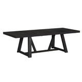 Transcend Standard Height Dining Set in Charcoal-Table and Four Chairs