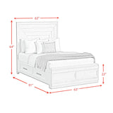 Avalanche Storage Bed in Antique White