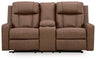 Mackmenville Reclining Loveseat with Console