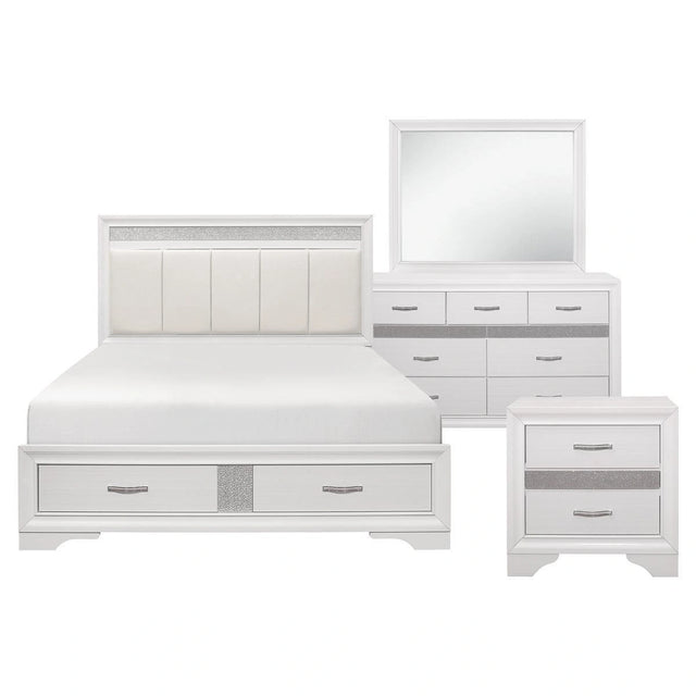 Luster 4 & 5 Piece Queen Bed Set image