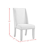Everdeen Dining Set in Charcoal-Table & Four Chairs