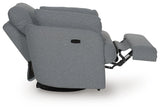 Alainmont Next-Gen Nuvella Swivel Power Recliner