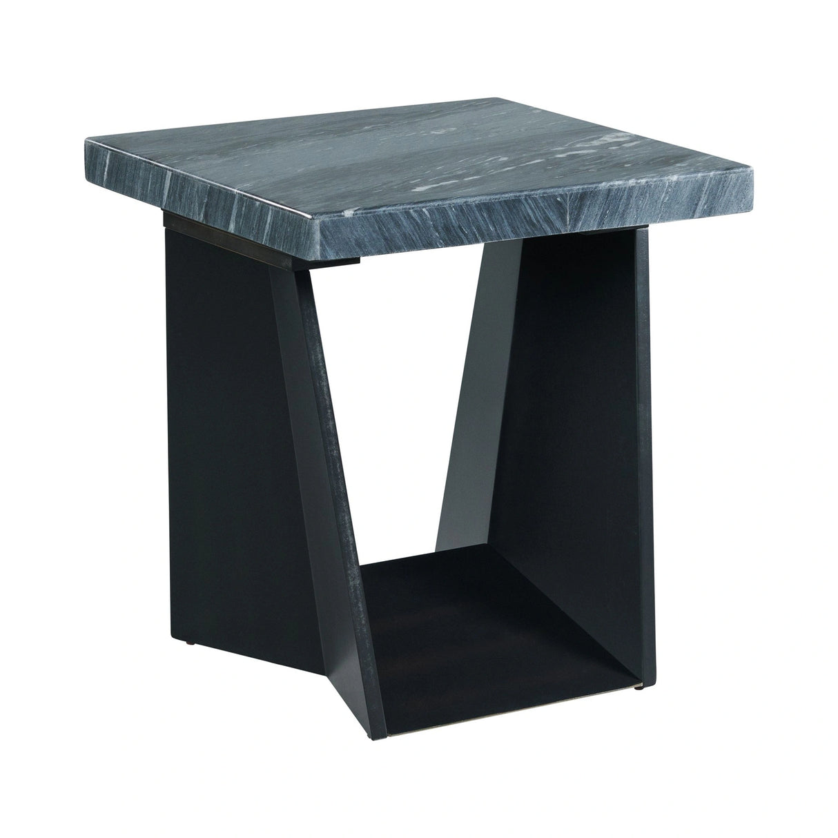 Beckley End Table Complete in Marble Top