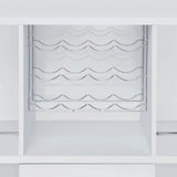 Wendolyn Wine Cabinet with Light in Glossy White