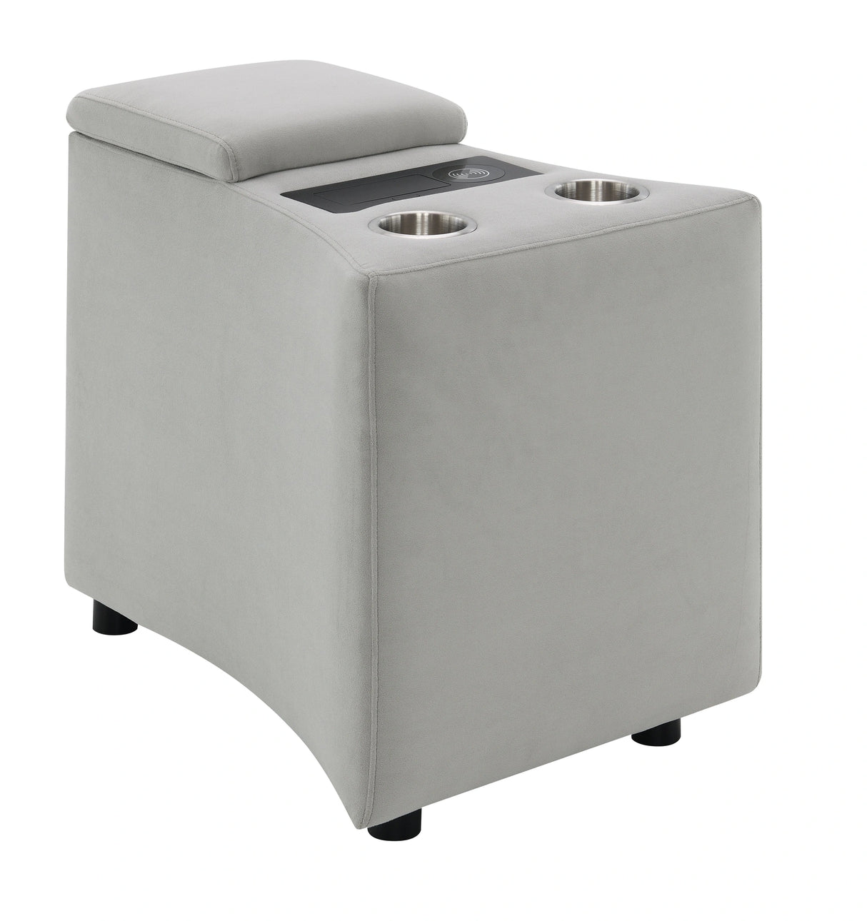 Console w/USB Port , Cup Holder & Wireless Charge