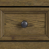 Heritage & Home Square Coffee Table with Casters in Oak Brown