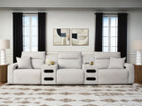 Modmax II Power Reclining Sectional with Audio Consoles