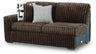 Midnight-Madness Sectional Sofa - Chocolate