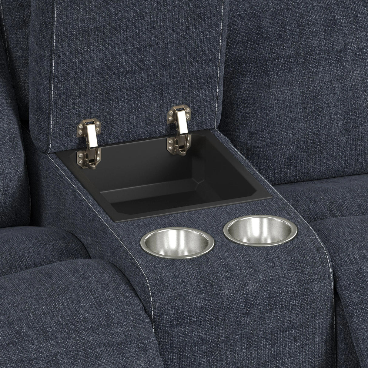 Striker Living Room Set in Bristol Cobalt