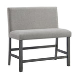 Seneca Counter Height Dining Set in Brown-Table and Four Chairs