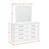 Avalanche Storage Bedroom Set in Antique White