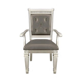 Bevelle Arm Chair in Silver (Set of 2) 1958A