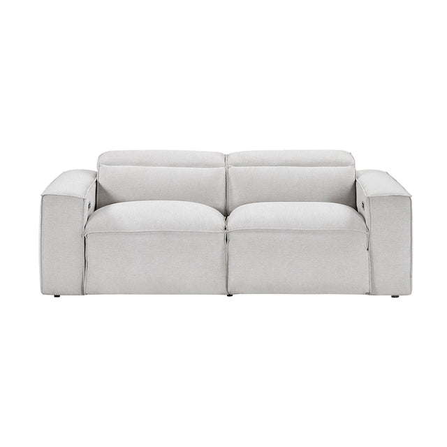 Phoebe-(2)Power Double Reclining Love Seat with Power Headrests image