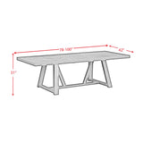 Transcend Dining Set in Charcoal