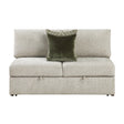 Isla-Armless Convertible 2-Seater with Pull-out Bed and Click Motion Back image