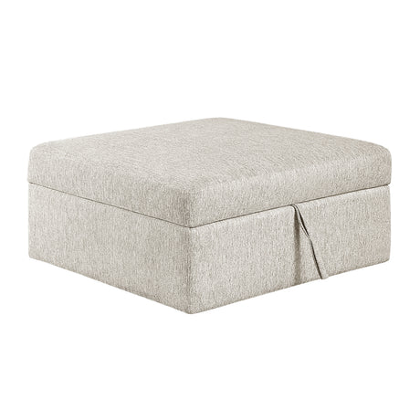 Isla-Storage Ottoman with Casters image