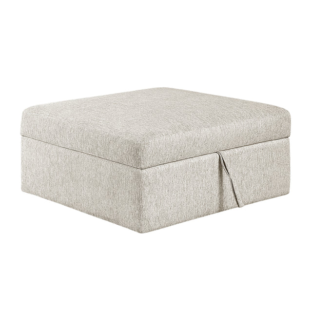 Isla-Storage Ottoman with Casters image